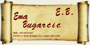 Ema Bugarčić vizit kartica